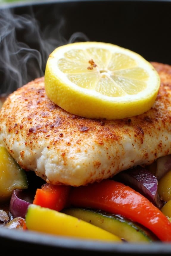 spicy cajun fish packets