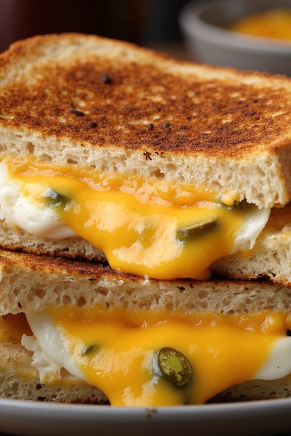 spicy cheesy grilled delight