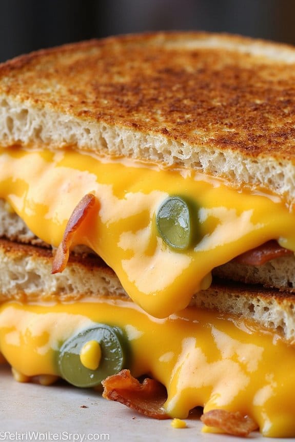 spicy cheesy grilled goodness