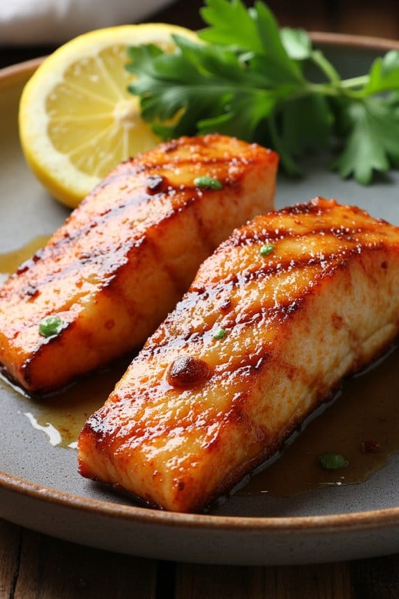 spicy citrus grilled snapper