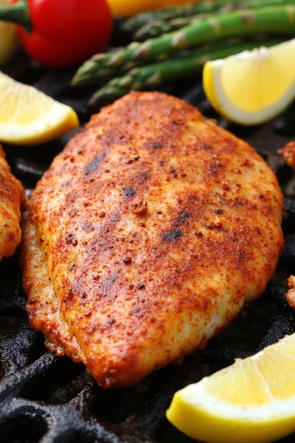 spicy grilled cajun catfish
