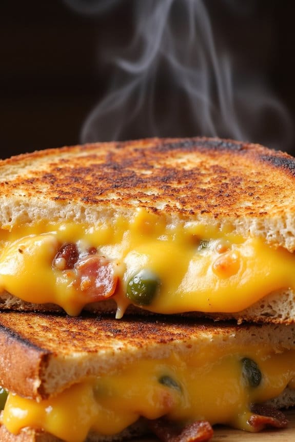 spicy grilled cheese delight