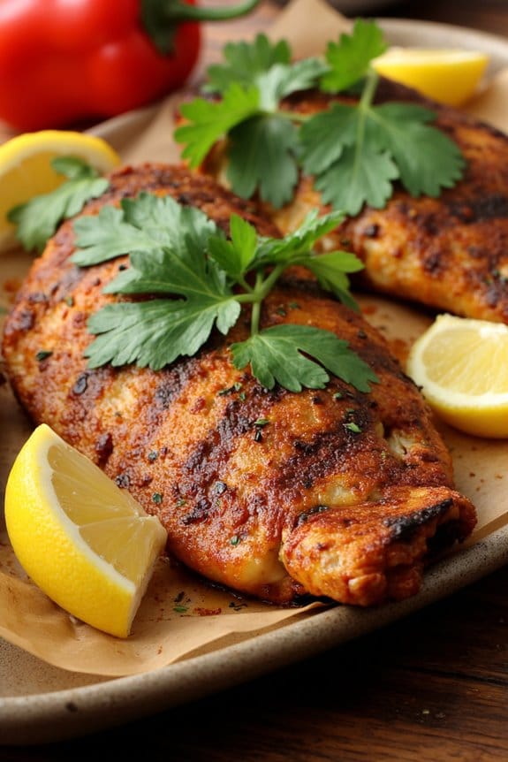 spicy grilled snapper delight