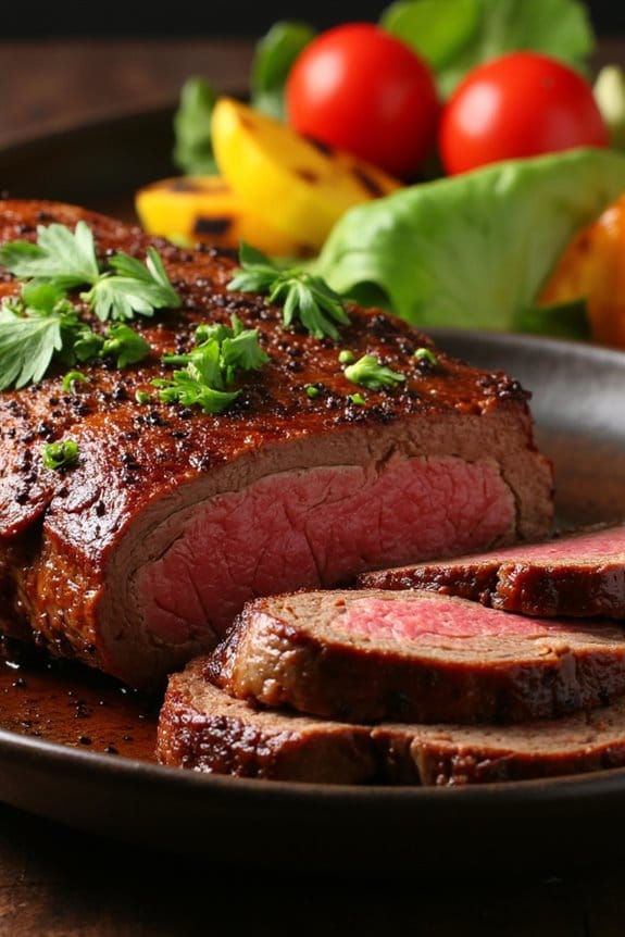 spicy marinated grilled steak