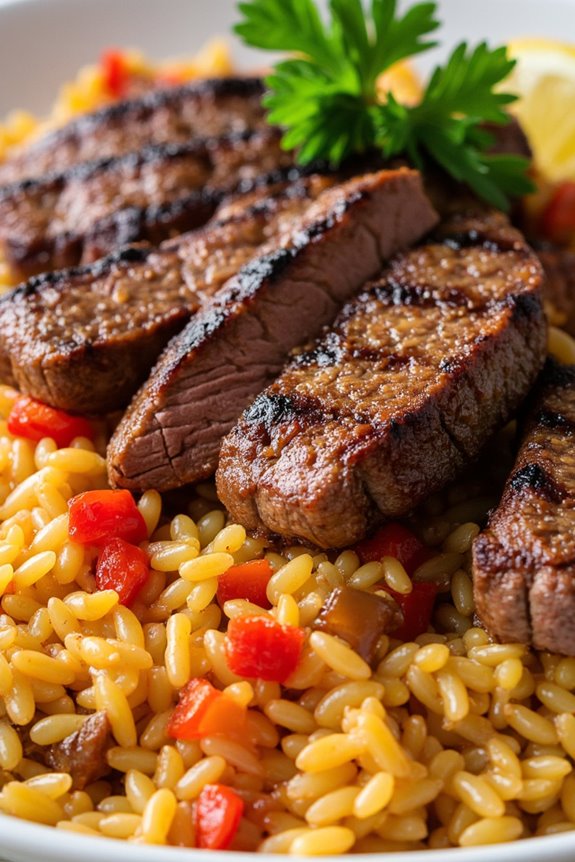 steak and rice delight