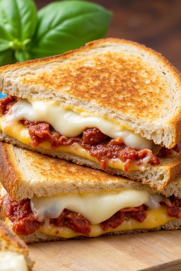 sun dried tomato pesto melt