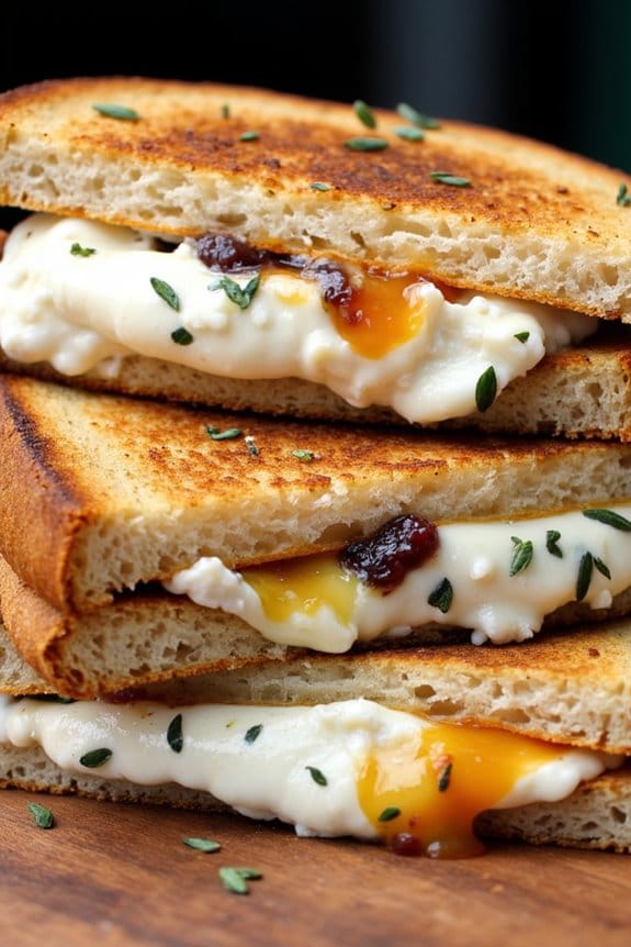 sweet and savory sandwich