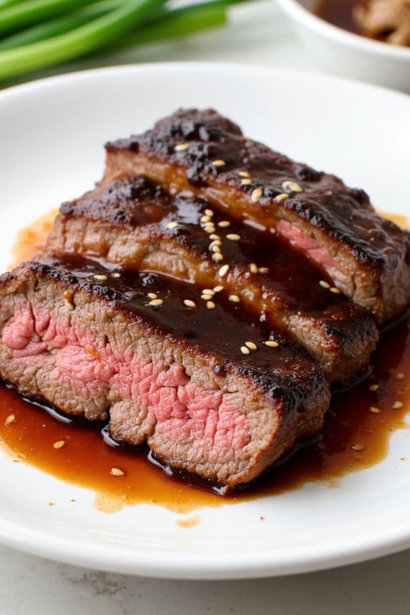 sweet and spicy steak recipe