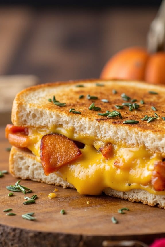 sweet potato gruyere grilled cheese