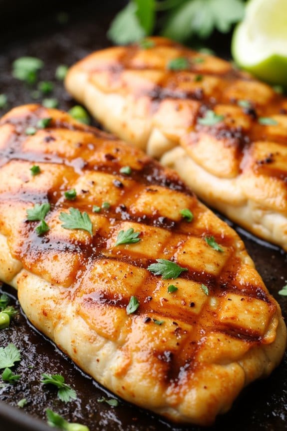 sweet tangy grilled tilapia