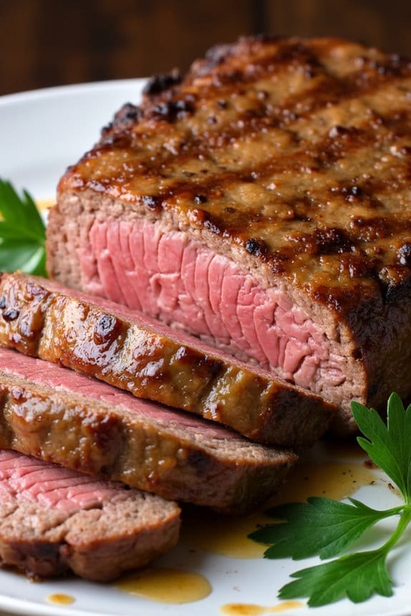 sweet tangy honey mustard steak