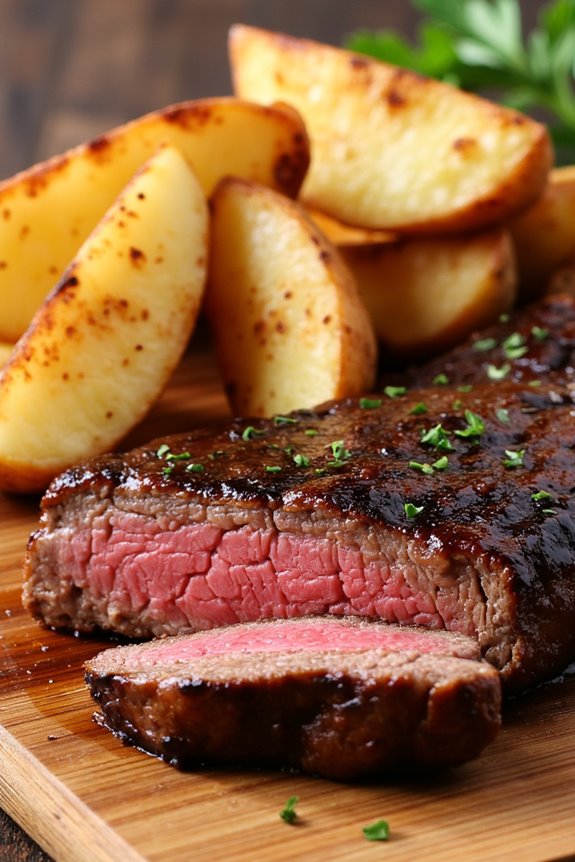 teriyaki marinated grilled steak