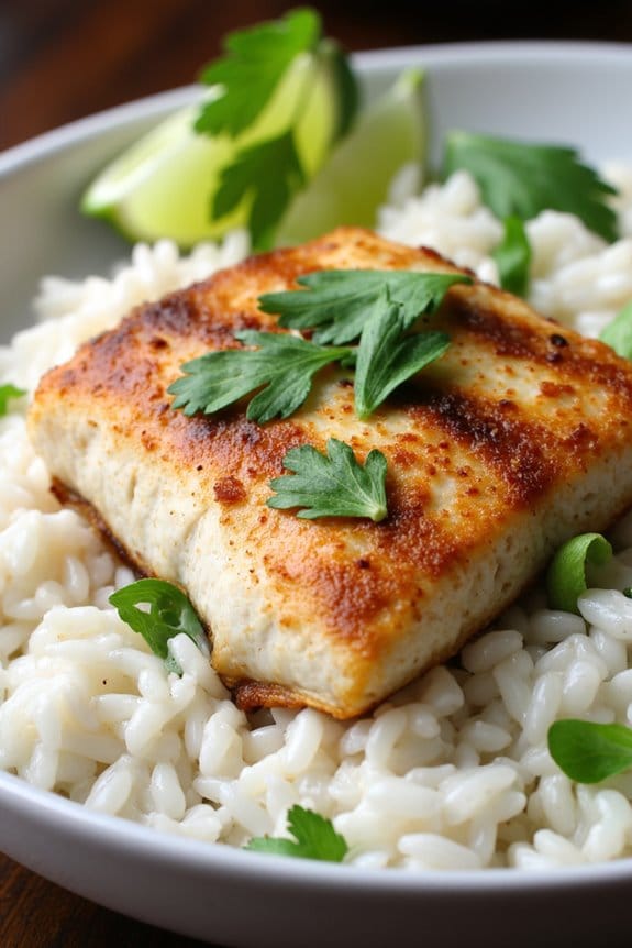 thai grilled halibut delight