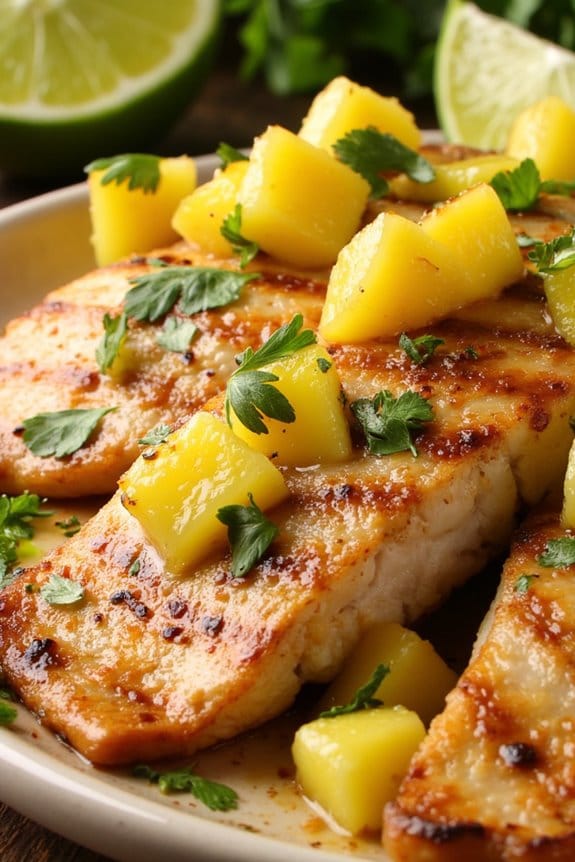 tropical garlic barramundi recipe