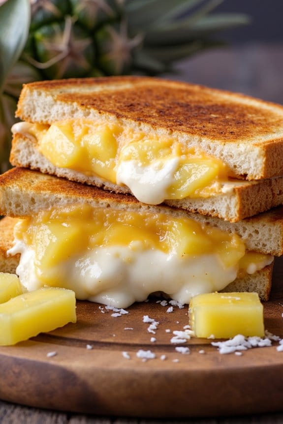 tropical grilled cheese delight