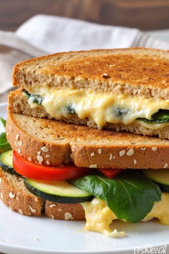 vegan grilled cheese delight