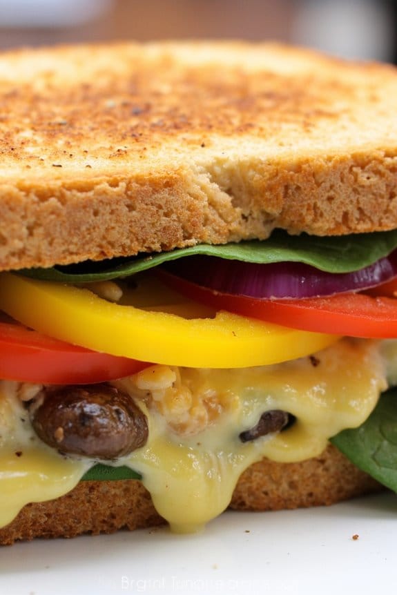 vegan grilled cheese delight