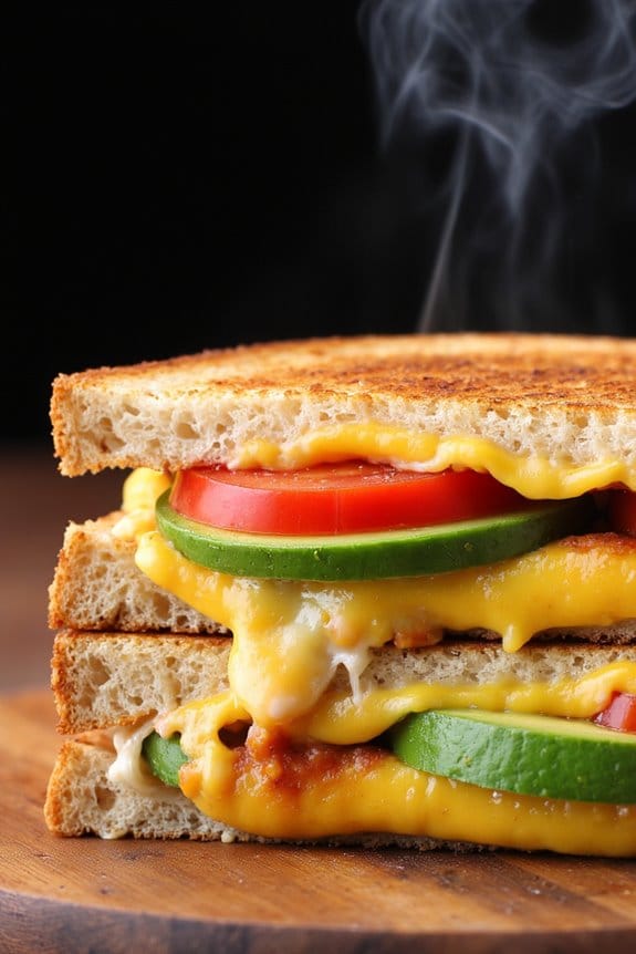 vegan grilled cheese sandwich