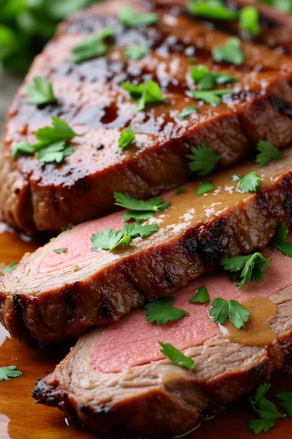 zesty garlic butter steak