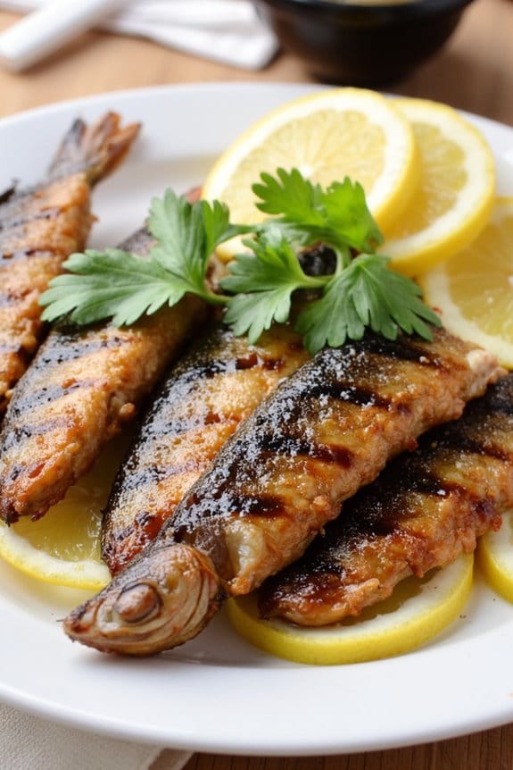 zesty grilled sardines recipe