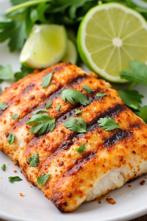 zesty grilled tilapia dish