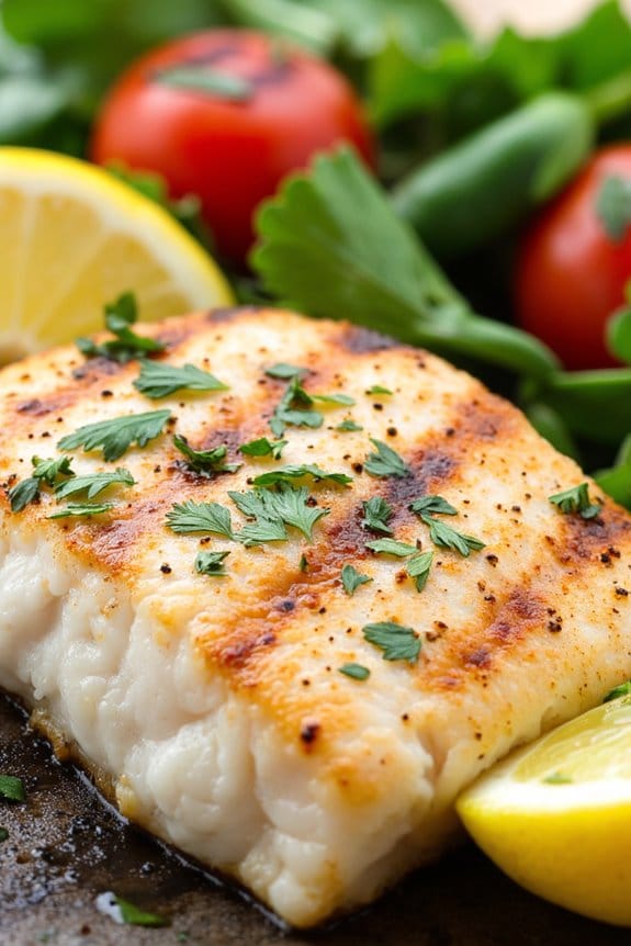 zesty herb grilled cod