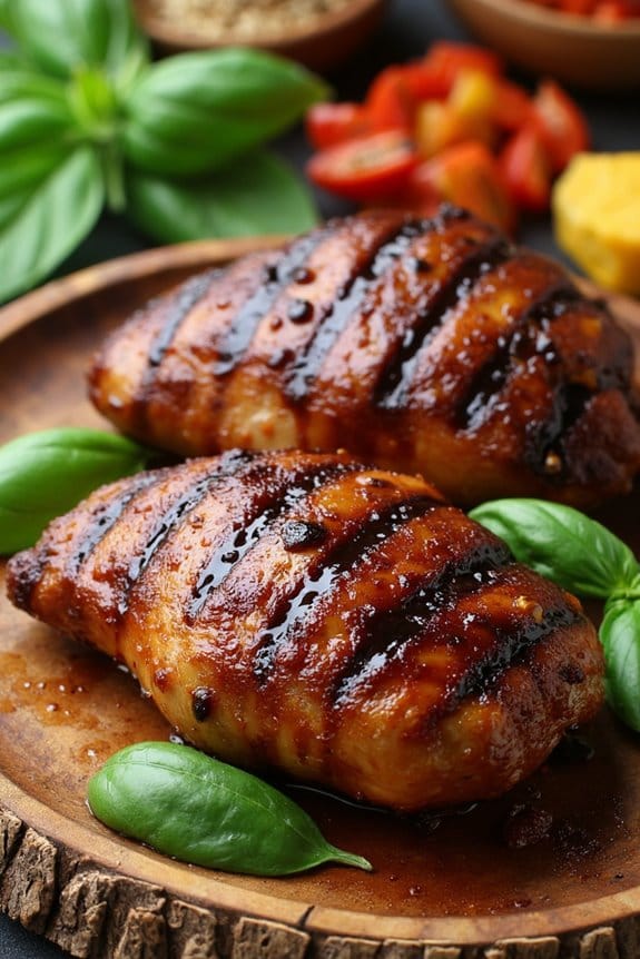 balsamic glazed grilled chicken