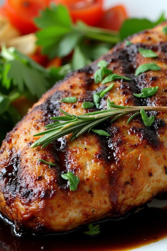 balsamic marinated grilled chicken