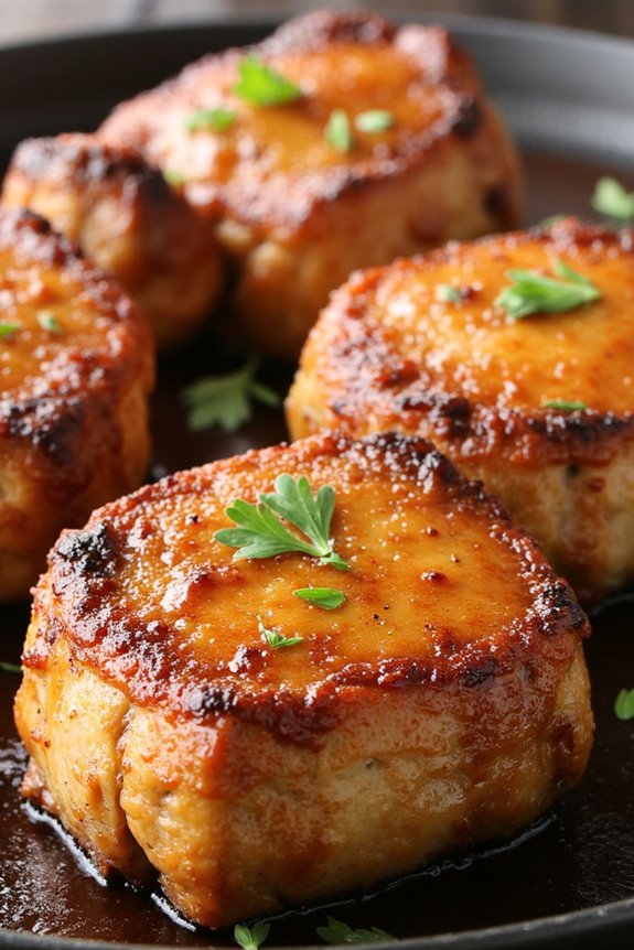 bourbon glazed pork chop recipe