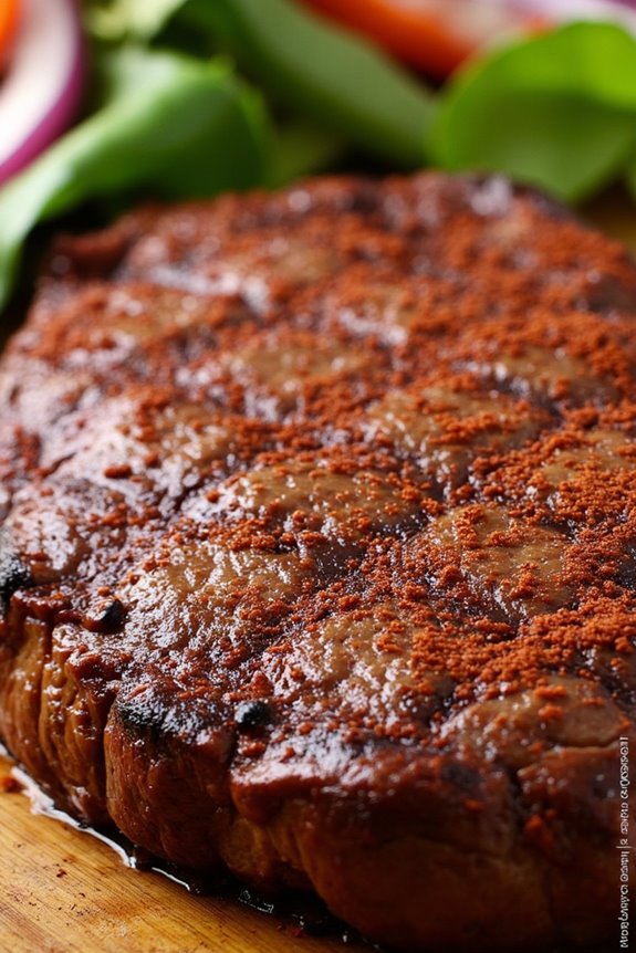 cajun spiced grilled flat iron