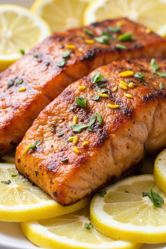 citrus herb grilled salmon