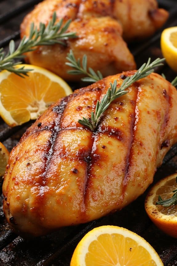 citrus infused grilled chicken delight