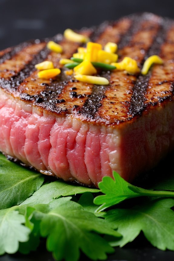 citrus marinated grilled tuna steaks