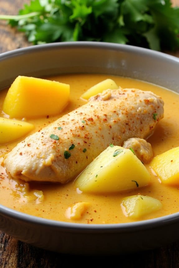 coconut curry chicken delight