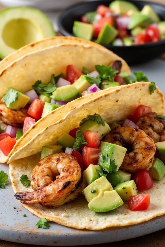 delicious grilled shrimp tacos