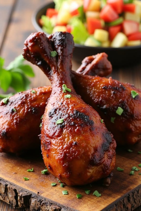 flavorful caribbean jerk drumsticks