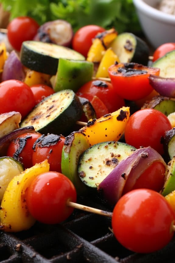 flavorful grilled vegetable skewers
