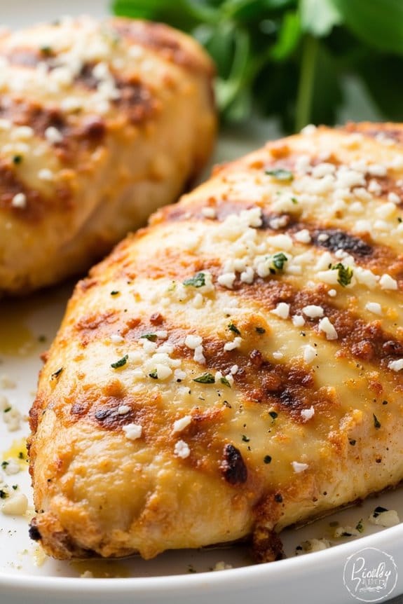 garlic parmesan grilled chicken