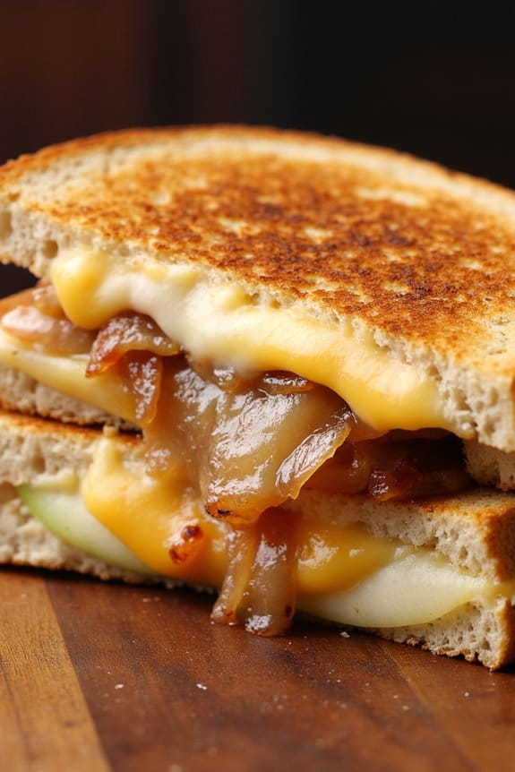gourmet grilled cheese indulgence