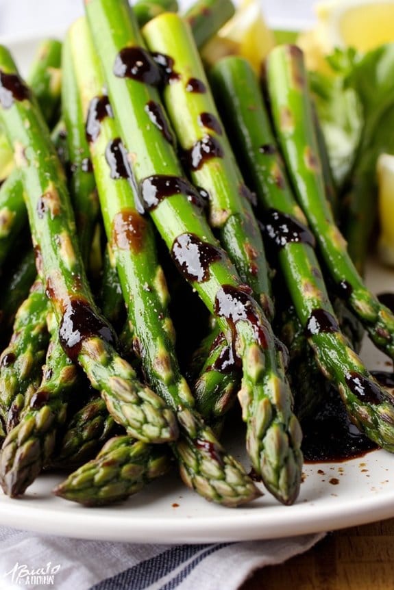 grilled asparagus with balsamic glaze
