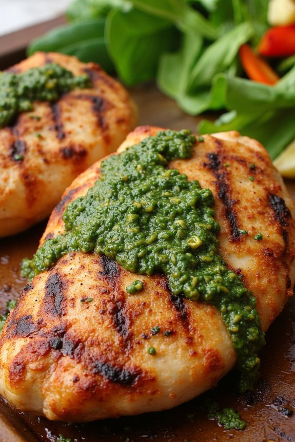 grilled chicken with chimichurri