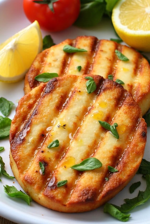 grilled halloumi cheese delight