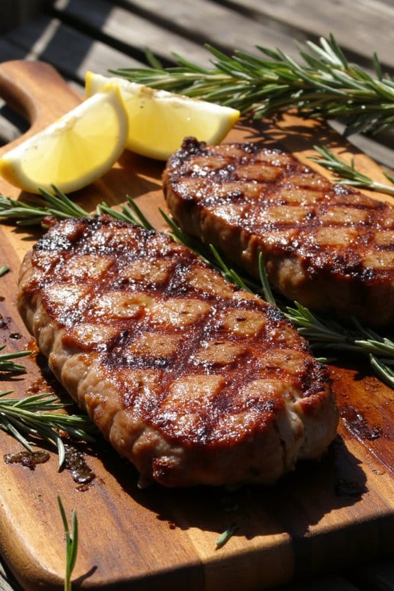 grilled kangaroo fillets recipe