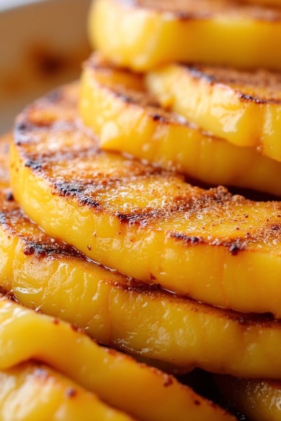 grilled pineapple with glaze