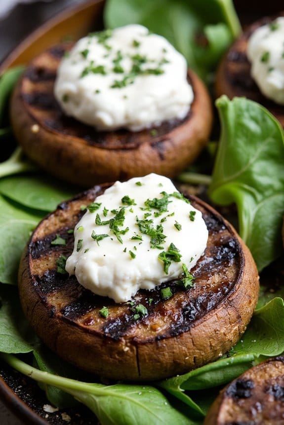 grilled portobello mushrooms delight