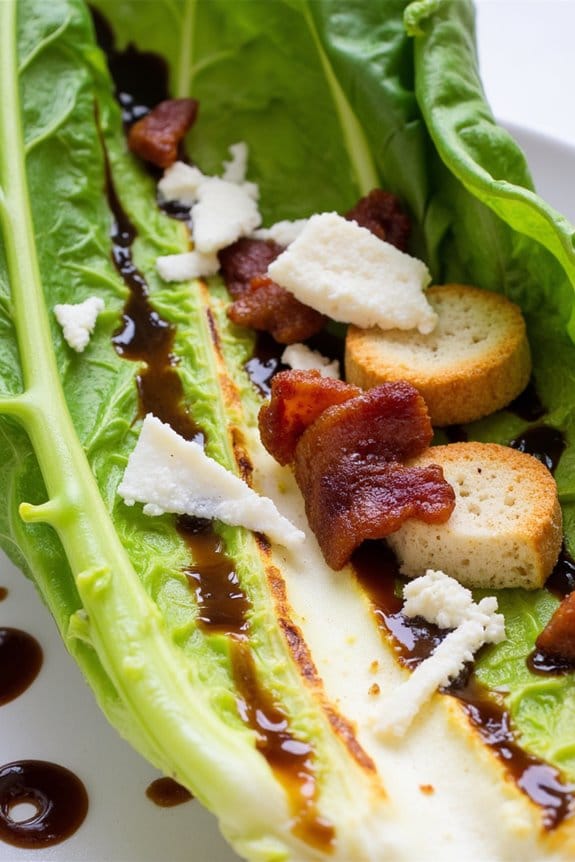grilled romaine lettuce salad
