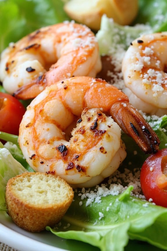 grilled shrimp caesar salad recipe