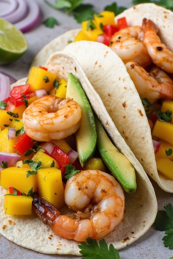 grilled shrimp tacos delight