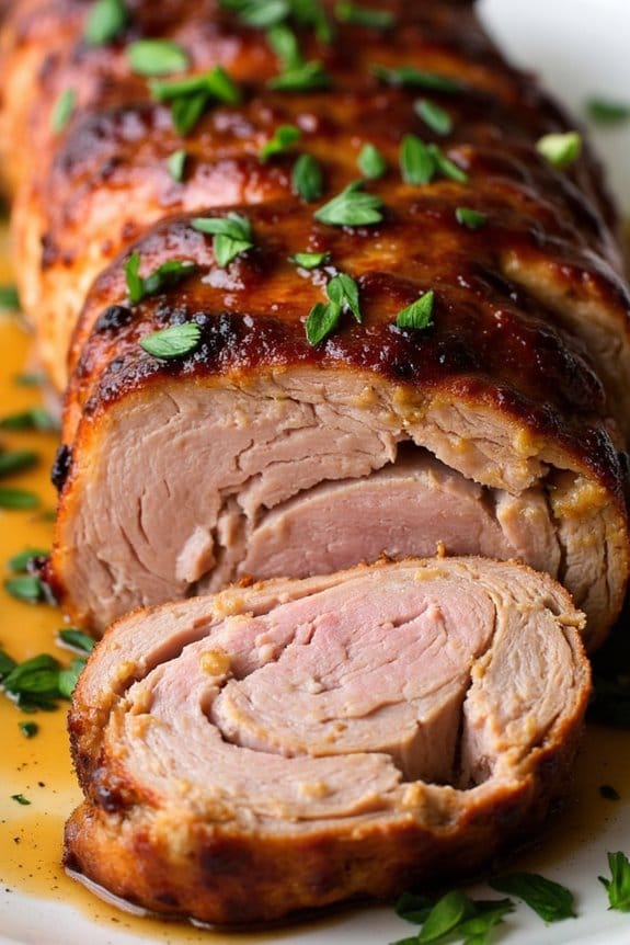 grilled tenderloin with honey mustard