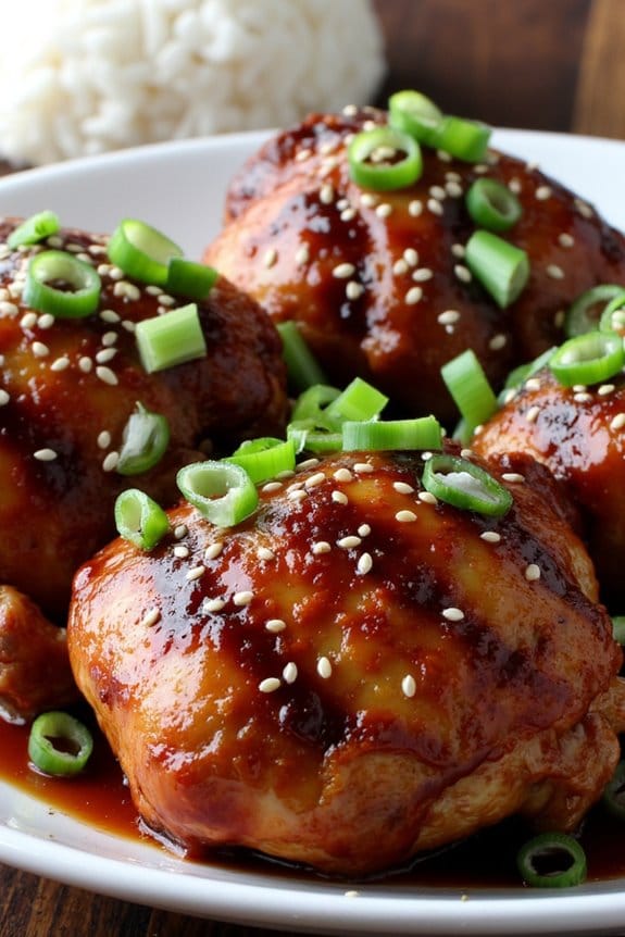 grilled teriyaki chicken thighs
